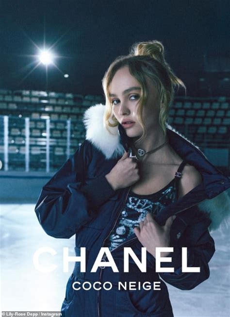 chanel coco neige 2021|lily rose depp coco.